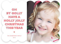 Oh By Golly Christmas Photo Cards