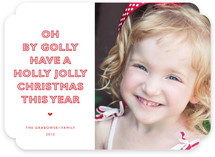 Oh By Golly Christmas Photo Cards