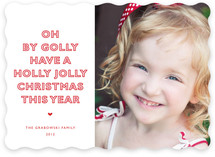 Oh By Golly Christmas Photo Cards