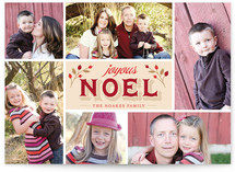 Joyous Noel Christmas Photo Cards