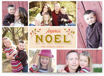 Joyous Noel Christmas Photo Cards
