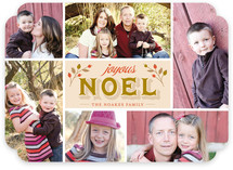 Joyous Noel Christmas Photo Cards