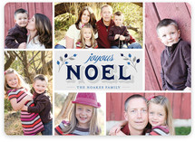 Joyous Noel Christmas Photo Cards