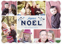 Joyous Noel Christmas Photo Cards