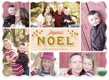 Joyous Noel Christmas Photo Cards