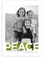Bold Noel Christmas Photo Cards
