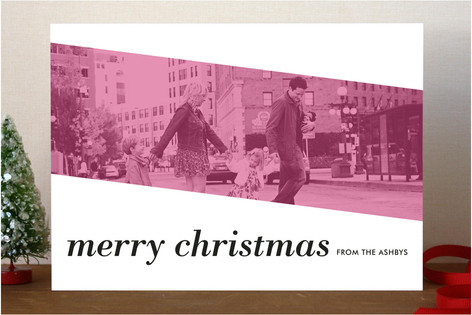 Merry Modern Christmas Photo Cards