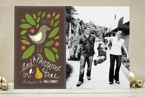In a Pear Tree Christmas Photo Cards