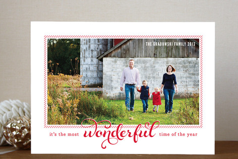 Peppermint Crew Christmas Photo Cards