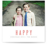 We're Happy Christmas Photo Cards
