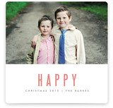 We're Happy Christmas Photo Cards