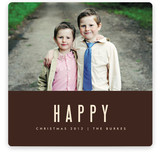 We're Happy Christmas Photo Cards