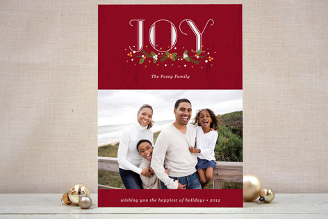 Berry Christmas Christmas Photo Cards