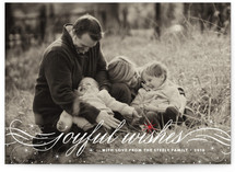 Joyful Wishes Christmas Photo Cards