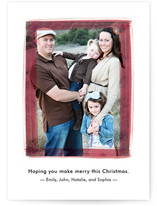 Painted Frame Christmas Photo Cards