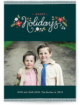 Ribbon Noel Christmas Photo Cards