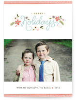 Ribbon Noel Christmas Photo Cards