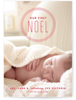 Our First Noel Christmas Photo Cards