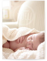 Our First Noel Christmas Photo Cards