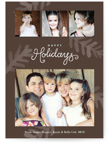 Painterly Pine Christmas Photo Cards
