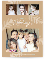 Painterly Pine Christmas Photo Cards
