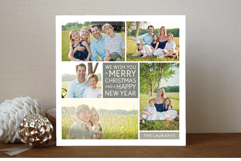 Family Framed Christmas Photo Cards