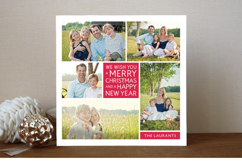 Family Framed Christmas Photo Cards