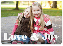 Love & Joy Christmas Photo Cards