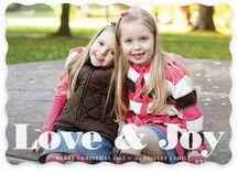 Love & Joy Christmas Photo Cards