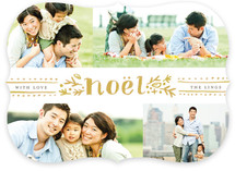 Dotted Noel Christmas Photo Cards