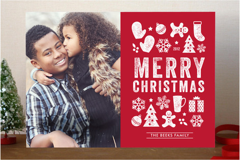 Christmas Dingbats Christmas Photo Cards