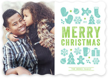 Christmas Dingbats Christmas Photo Cards