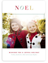 Noel Blanc Christmas Photo Cards