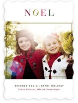 Noel Blanc Christmas Photo Cards