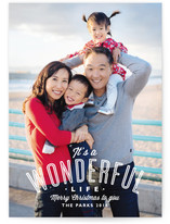 A Wonderful Life Christmas Photo Cards