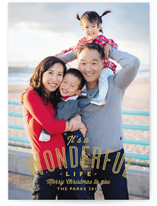 A Wonderful Life Christmas Photo Cards