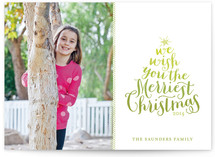 Ombre Christmas Photo Cards