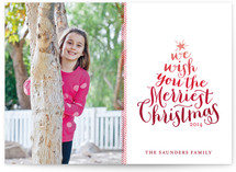 Ombre Christmas Photo Cards