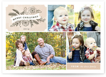 Chalkboard Label Christmas Photo Cards
