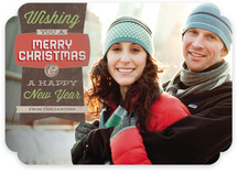 Simply Retro Christmas Photo Cards