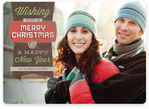 Simply Retro Christmas Photo Cards