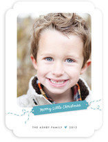 Merry Little Gift Tag Christmas Photo Cards