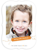 Merry Little Gift Tag Christmas Photo Cards