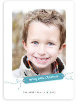 Merry Little Gift Tag Christmas Photo Cards