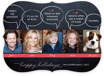 Chalkboard Quotes Christmas Photo Cards