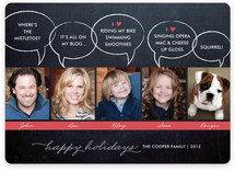Chalkboard Quotes Christmas Photo Cards