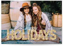Glitter Christmas Photo Cards
