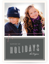 Twine and Vintage Christmas Photo Cards