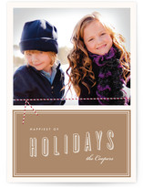 Twine and Vintage Christmas Photo Cards