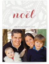 Winter Foliage Christmas Photo Cards